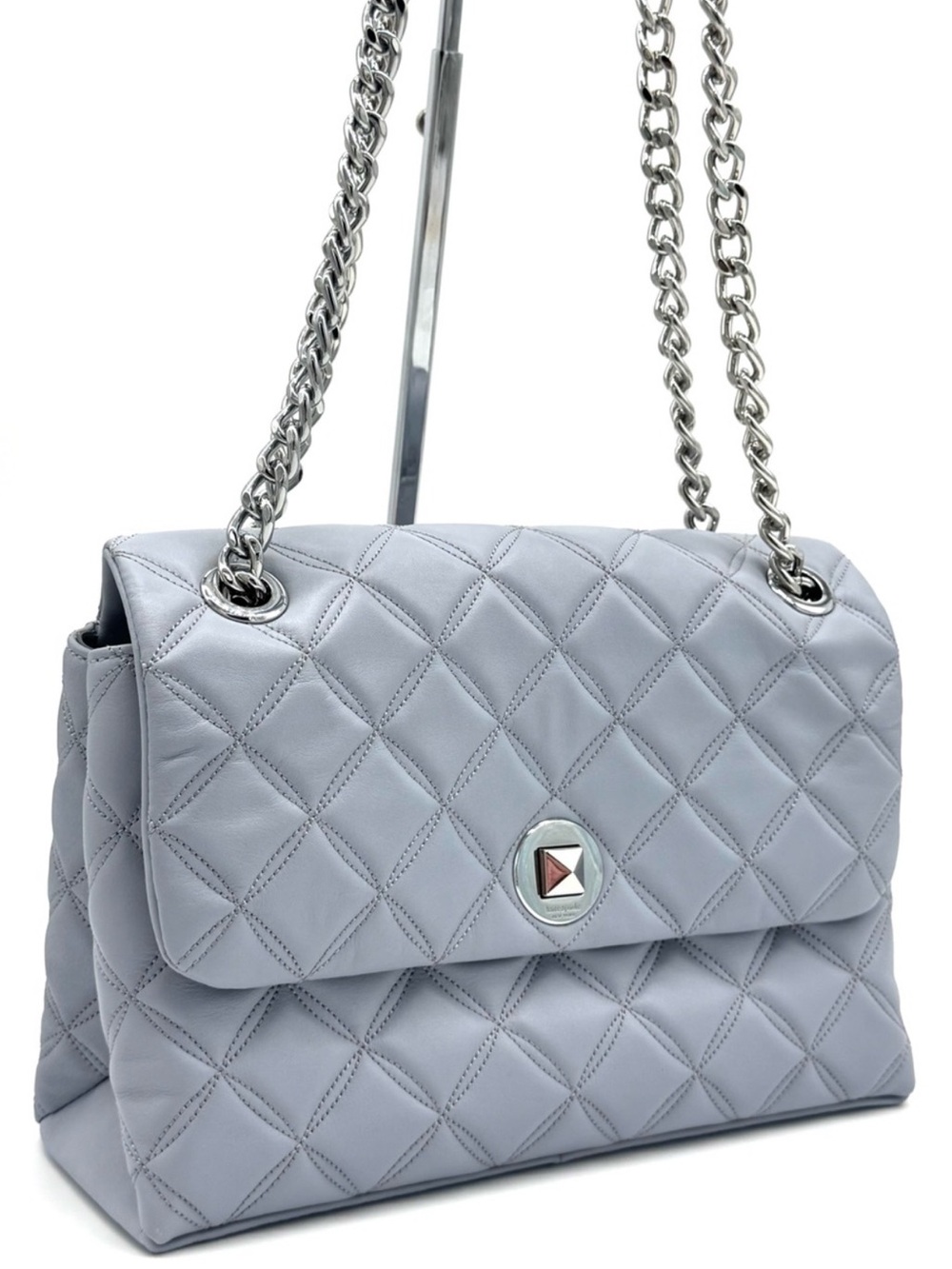 Kate Spade Natalia Medium Flap Shoulder Bag Midnight Blue